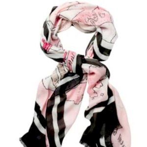 Kate Spade New York New York Map Scarf NWT